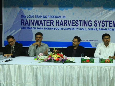 Training program on Rainwater Harvesting System, NSU 2018